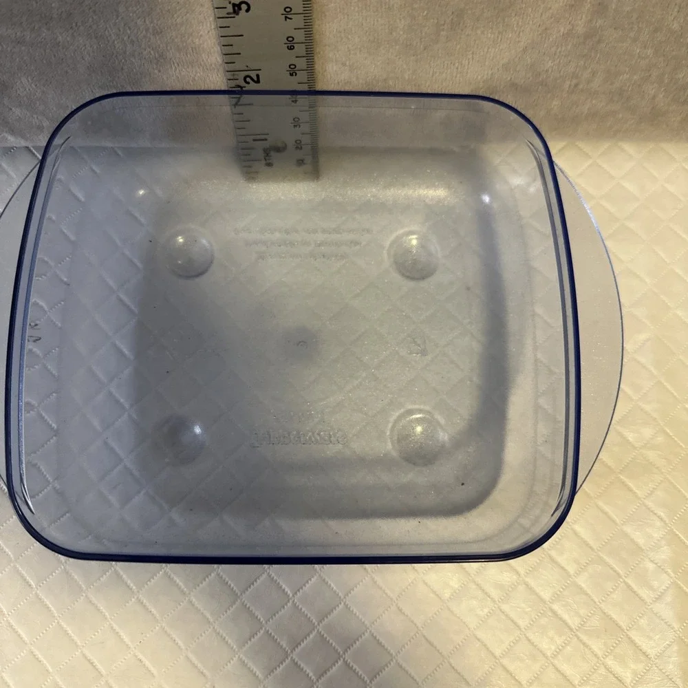 Tupperware Rock N Serve 2½ Cups Blue Container with Lid‎ Vent Square 3385